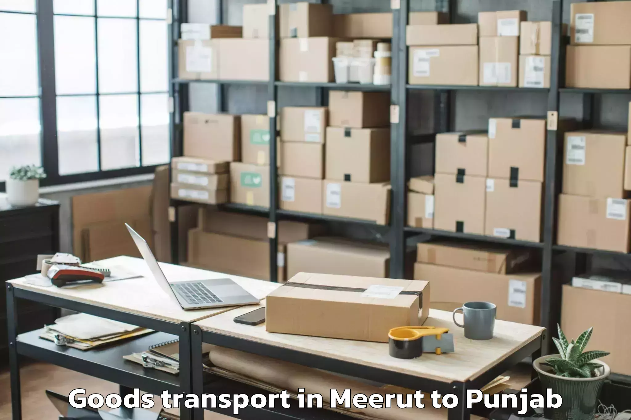 Meerut to Dhar Kalan Goods Transport Booking